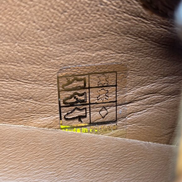 Wolf & Shepherd Cruise Lace-Up Fair Sneakers M7.5 / W9 Honey Leather White Sole - Picture 11 of 12